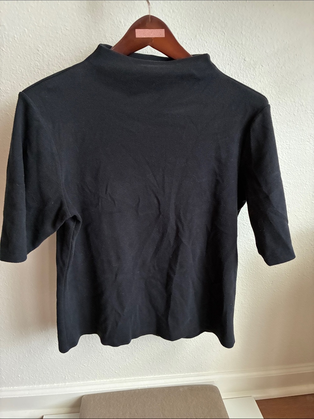 Talbots Black Turtleneck Sweater